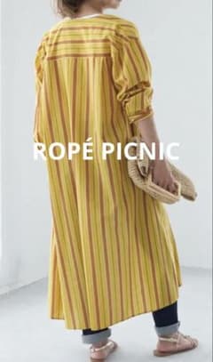 ロペピクニック　新品　イエローのシャツワンピースのサムネイル