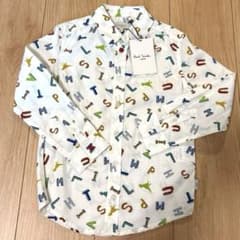 【新品】Paul Smith JUNIOR アルファベット恐竜柄シャツ110cmのサムネイル