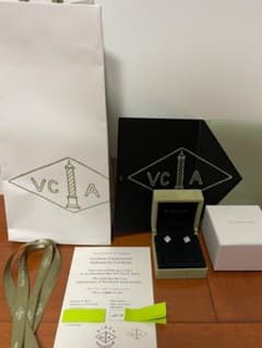 ◆保証書・付属品あり◆ヴァンクリーフ&アーペル　スウィートアルハンブラ　ピアス