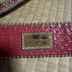 hermetice ベルト レッド ストーン スタッズのサムネイル