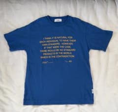 【Sサイズ】Ffein ロゴプリントTシャツ ブルーのサムネイル