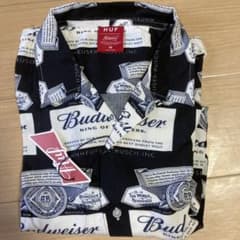 HUF HUF BUDWEISER LABEL BUTTON UP SHIRTのサムネイル