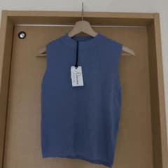 Narcissus ブルー ノースリーブニットのサムネイル
