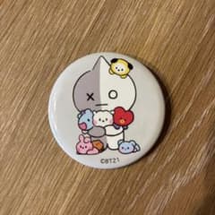 BT21 캔 배지 캐릭터 집합 디자인