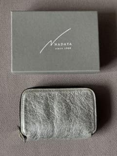 NADAYA 【mu】本革 Rファスナー コンパクト財布【HAKU】のサムネイル