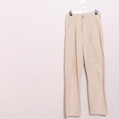 H2240 CLASSICAL ELF タックパンツ ハイウエスト アイボリー