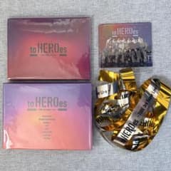 to HEROes 2nd 初回限定盤 通常盤2形態特典アクスタと銀テープのサムネイル