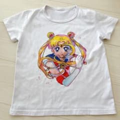 美少女戦士セーラームーン Tシャツ ホワイト　セーラームーン　100 110のサムネイル