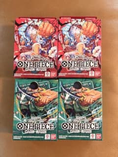 新品】ワンピースカードゲーム スタートデッキ ルフィ ゾロ 4点セット