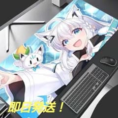 ホロライブ 白上フブキ プレイマット ラバーマット デスクマット