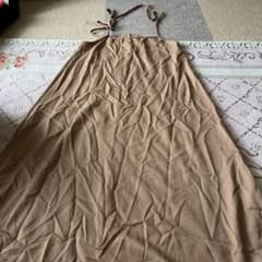 ベージュ キャミワンピース ロング丈のサムネイル
