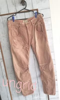 値下げ！ungrid♡コーデュロイサルエルパンツのサムネイル