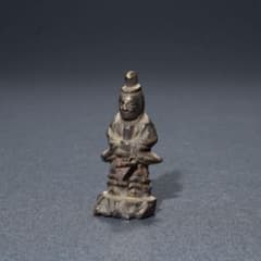 天神立像 菅原道真 天神様 銅製 骨董 仏像 R1682 - メルカリ