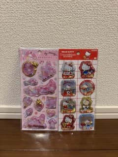 マイメロディ ハローキティ シール 2種セットのサムネイル