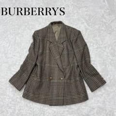 BURBERRY】ヴィンテージ ダブルブレスト テーラードジャケットカシミヤ