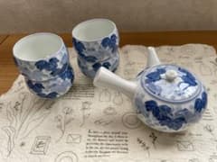 【未使用】急須と湯呑4個セットのサムネイル