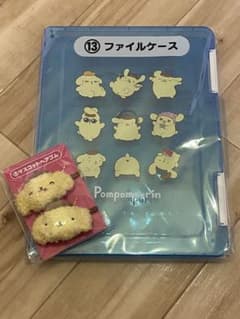 【一番くじ】ポムポムプリン ファイルケース マスコットヘアゴム セットのサムネイル
