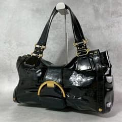 Sergio Rossi Patent Leather Bag Y2K - メルカリ