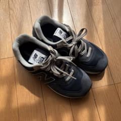 New Balance 574 ネイビー スニーカーのサムネイル