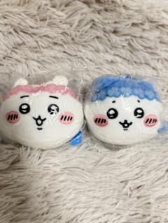 하치와레 치이카와 인어의 섬의 비밀 떡 페이스 마스코트 2점 세트