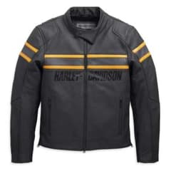 Harley-Davidson純正シダリベンチングスリムフィットレザージャケットのサムネイル