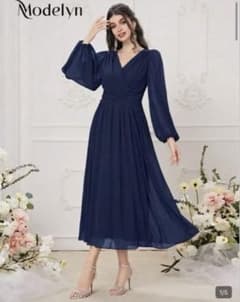 Modelyn ネイビー パーティードレスのサムネイル