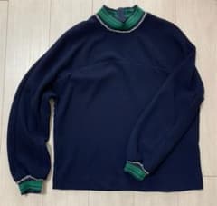 ZARA ネイビー　ブラウスのサムネイル