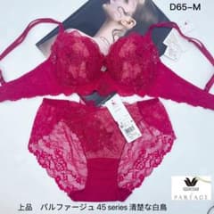 Wacoal パルファージュ　ブラジャーショーツセット D65 Mサイズ ワコール 上品 パルファージュ パーソナルフィットプラスブラD65-M