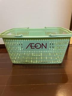 AEON ショッピングバスケット 5個セット買い物カゴ ばら売り可】AEON ショッピングバスケット 5個セット買い物カゴ - メルカリ