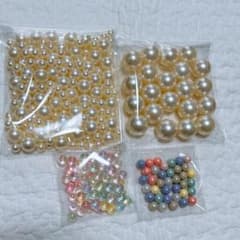 穴無しパール まとめ売り ハンドメイド 素材
