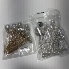パール付きヘアピンセット（金・銀）のサムネイル