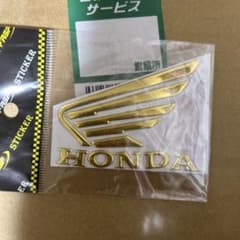 HONDA ホンダ 立体ステッカー ゴールドのサムネイル