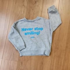 RODEO CROWNS スウェットグレーNever stop smilingのサムネイル