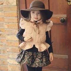 子供服 ピンク ベスト 新品 モコモコ ジャケットのサムネイル