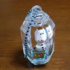 ディズニー☆アナと雪の女王☆オラフ☆キラキラオイルキーホルダー☆新品・未使用のサムネイル