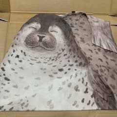 【本日12日〜15日限定お値下げ】未使用　フェリシモ　アザラシ　布団収納袋 m56679465556_1.jpg?1750048994