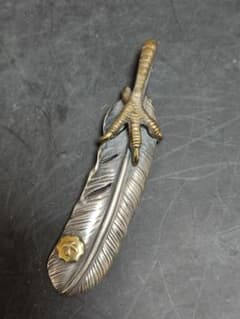 ゴローズgoro's金爪＆タタキメタル付き特大フェザー - メルカリ