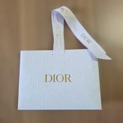 Dior ショップ袋 リボン付き ホワイトのサムネイル