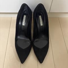 SEVEN TWELVE THIRTY/パンプス （ブラックスエード）24.5のサムネイル