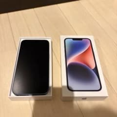 【iPhone14 256GB SIMフリー本体交換品バッテリー100% 美品】のサムネイル