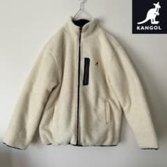 KANGOL カンゴール オーバーサイズリバーシブルシープボアフリースジャケットのサムネイル