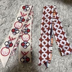 FENDI ラッピー スカーフ シルク　2本セットのサムネイル