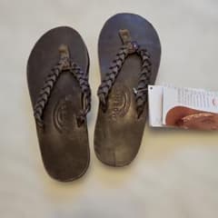 RAINBOW SANDALS レディース レザーサンダル ブラウン