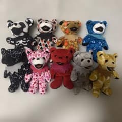 Grateful Dead Dancing Bears ぬいぐるみ 9体セットのサムネイル