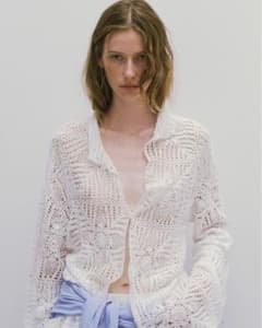 美品】TODAYFUL Crochet Lace Shirts - メルカリ