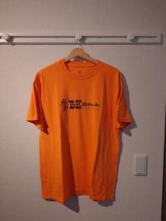 Hanes 企業系 ヴィンテージ風 バックプリント L Tシャツ オレンジのサムネイル