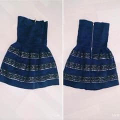 ♡♡♡専用〜キラキラドレス♡紺色のサムネイル