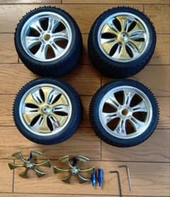 HPI サベージ用 タイヤ付きホイールセット - メルカリ