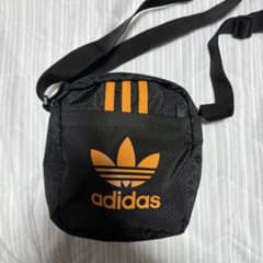 adidas ショルダーバッグ 黒/オレンジのサムネイル