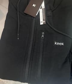 新品！完売品　keek フーディー ジャケット ハイネック　ブラック　S